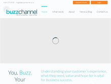 Tablet Screenshot of buzzchannel.co.nz